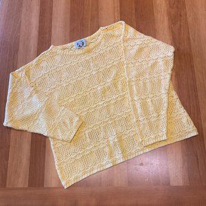 Yellow Cotton L Rosa DeFlorio Sweater